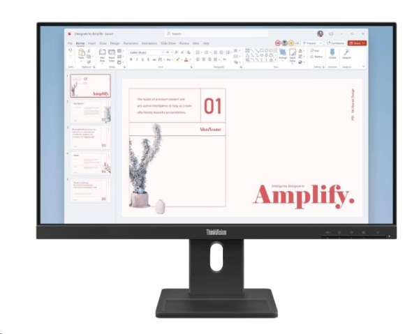 LENOVO LCD E27-40 - 27",IPS,16:9,1920x1080,100Hz,300cd/m2,1500:1,4ms(GtG),VGA,DP,HDMI,Pivot