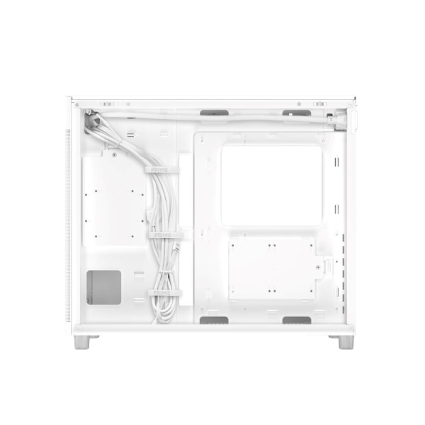 ASUS case PRIME AP303 TG WHITE, ATX, průhledná bočnice,1x120mm, bílá