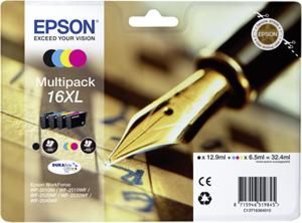 Náplň Epson 16XL, C13T16364012 CMYK multipack blistr 