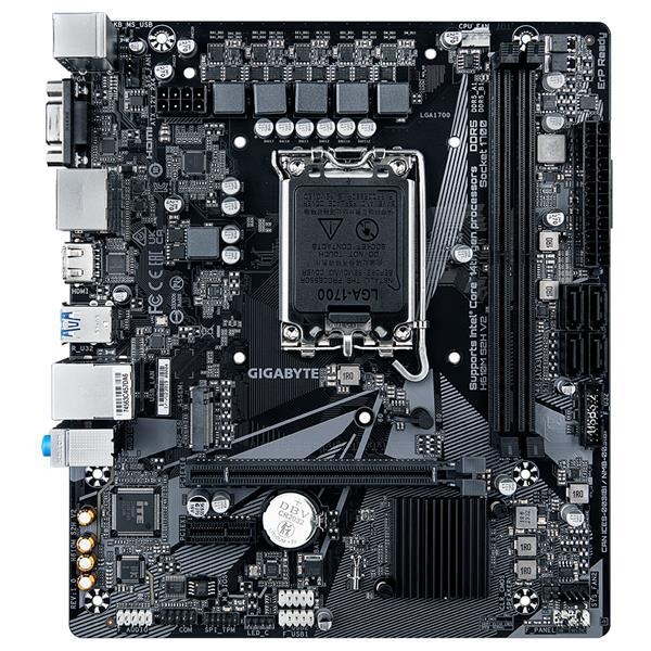 GIGABYTE MB Sc LGA1700 H610M S2H V2, Intel H610, 2xDDR5, 2xDP, 1xHDMI, 1xVGA, mATX
