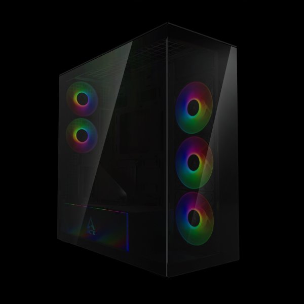 ARCTIC case Xtender Tower, tinted window, držák GPU, black