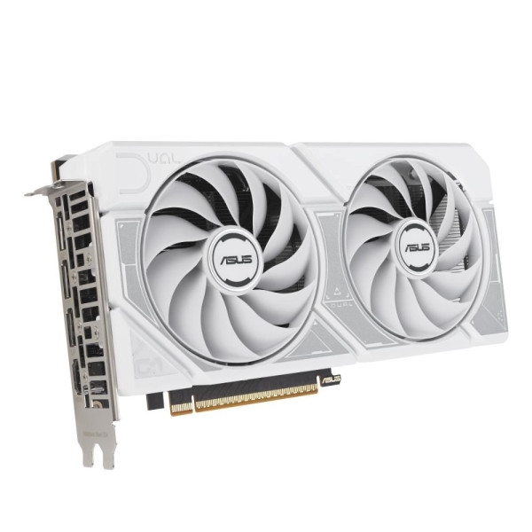 ASUS VGA NVIDIA GeForce RTX 5060 DUAL OC 8G WHITE, 8GB GDDR7, 3xDP, 1xHDMI