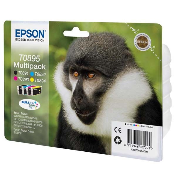 Náplň Epson C13T08954010 CMYK multipack blistr
