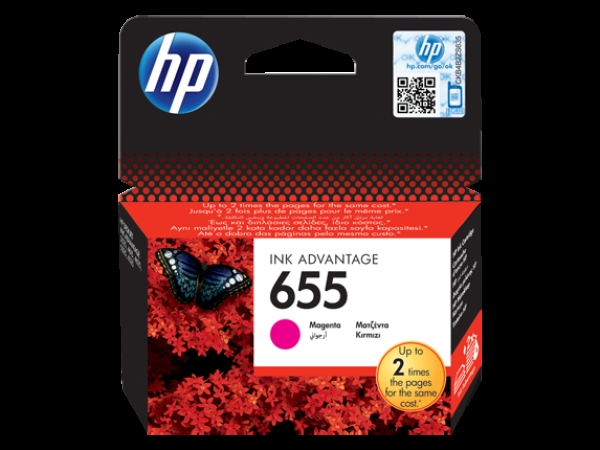 Náplň HP č.655, CZ111AE purpurová 