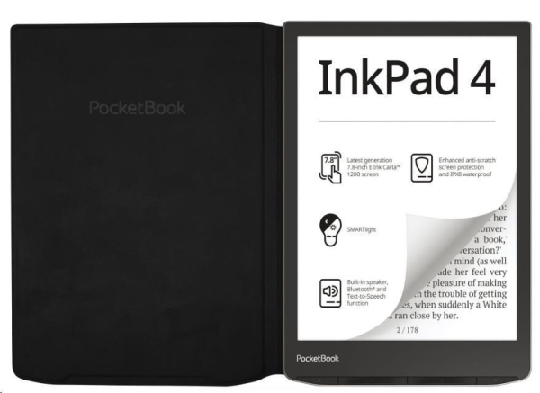 POCKETBOOK pouzdro Flip pro InkPad Color2, InkPad 4, černé
