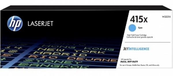 Toner HP č.415X W2031X azurový