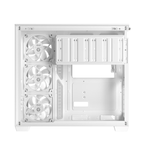ASUS A32 PLUS WHITE ARGB TG skrinka ATX biela 4x ARGB fan
