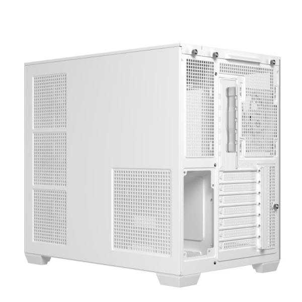 ASUS A32 PLUS WHITE ARGB TG skrinka ATX biela 4x ARGB fan