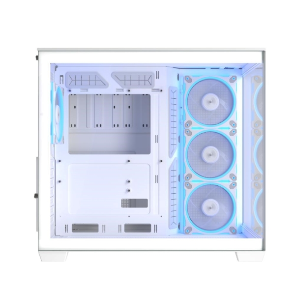 ASUS A32 PLUS WHITE ARGB TG skrinka ATX biela 4x ARGB fan