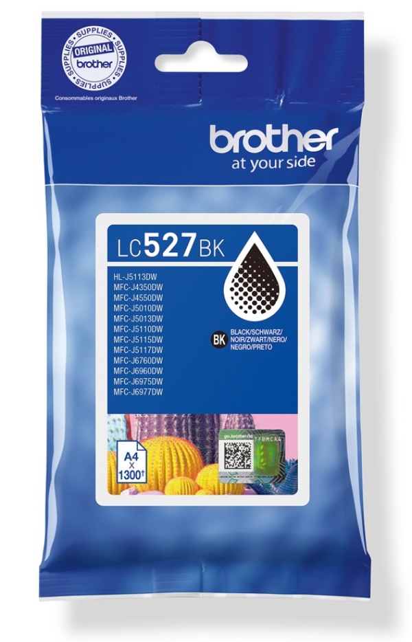 Brother LC527BK - Cerná - originální - polštárový balícek - inkoustová cartridge - pro Brother MFC-J4350DW, MFC-J4550DW