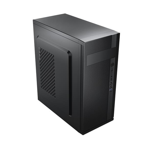 VeinX case ID02A Mid Tower, bez zdroje, 1x USB3.0, 1x USB2.0, černá