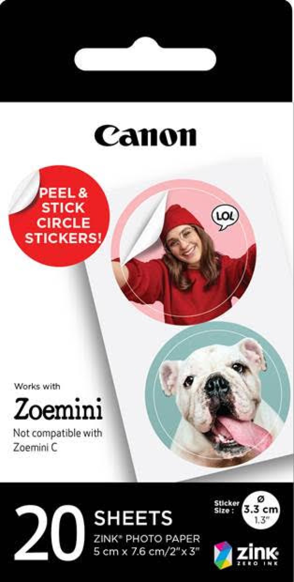 Canon Zink Paper ZP-2030-2C-20 EXP HB