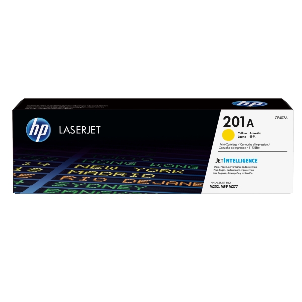 HP 201A (CF402A), žlutý originální toner do tiskárny HP