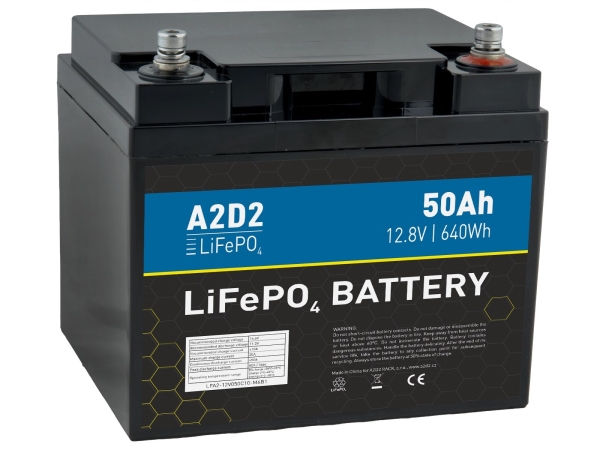 AVACOM A2D2 baterie LiFePO4 12,8V 50Ah M6