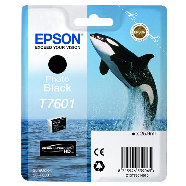 Náplň Epson C13T76014010 foto černá blistr