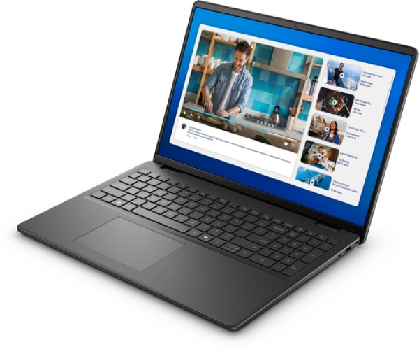 Dell 16 DC16250/C5-120U/16GB/1TB SSD/16" FHD+/Integrated/FgrPr/3 Cell/65W/WLAN/Backlit Kb/W11 Pro/3Y ProSpt