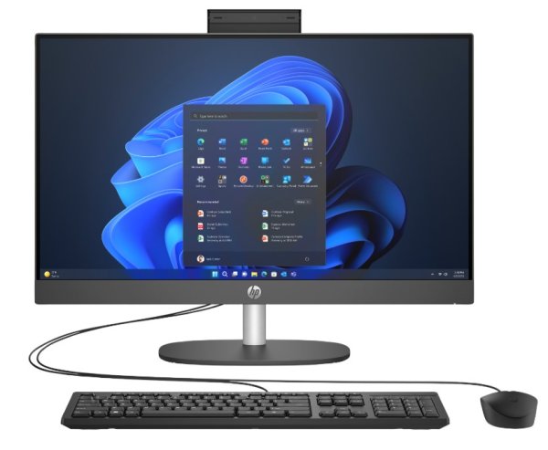 HP ProOne 240 G10 AiO 23.8 NT,i3-N300, RAM 1x8 GB, SSD 512 GB M.2 NVMe, grafika Intel HD, OS Win11P64, WiFi 6 + BT, usb 