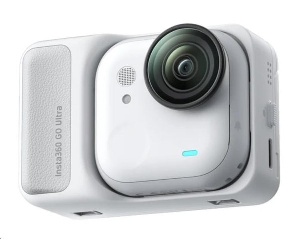 Insta360 GO Ultra miniaturní akční kamera, 4K Ultra HD, 60fps, magnetický systém uchycení, bílá