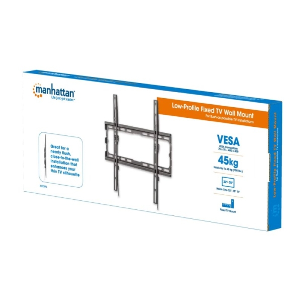 MANHATTAN Nástěnný držák TV, low profile (32"-70"/max 45kg)