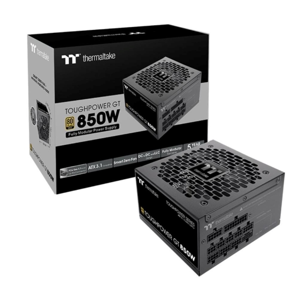 THERMAL TAKE zdroj 850W Toughpower GT, 120mm, Plně modulární, 80+ Gold, černá