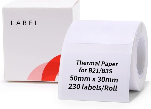 Niimbot štítky R 50x30mm 230ks White pro B21