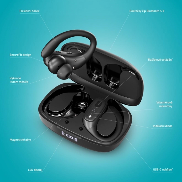 LAMAX AirCore1 - In-ear Bluetooth sluchátka