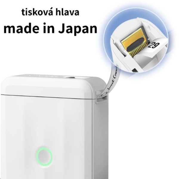 Niimbot Tiskárna štítků D110-M Smart, bílá + role štítků 160 ks