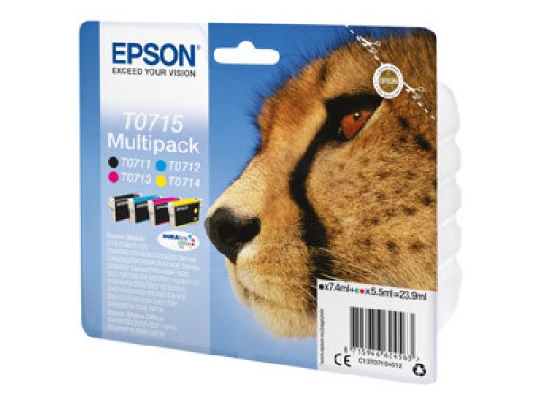 Náplň Epson C13T07154022 CMYK multipack blistr s RF / akustickým alarmem