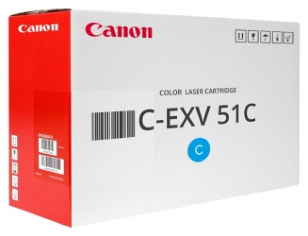 Toner Canon C-EXV51L azurový