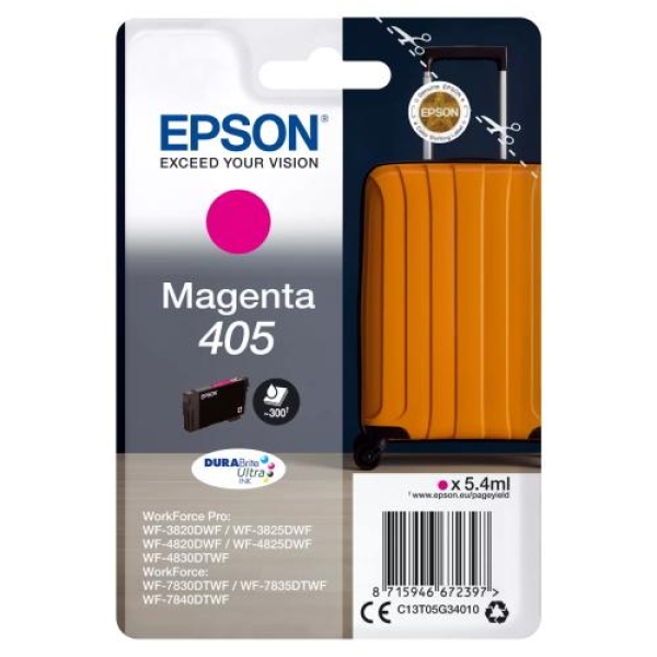 Náplň Epson 405, C13T05G34010 purpurová 
