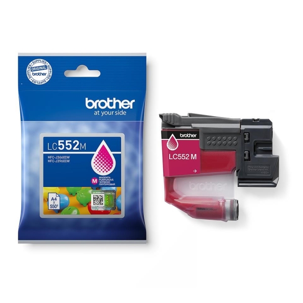 Brother originální ink LC552M, magenta, 550str.
