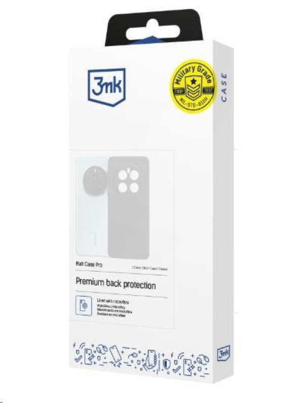 3mk ochranný kryt Matt Case Pro pro Redmi Note 15 Pro+ 5G