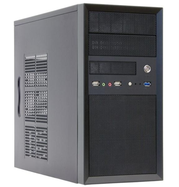 CHIEFTEC skříň Mesh Series/uATX, CT-01B, Black, USB 3.0