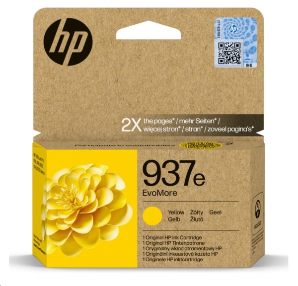 Náplň HP 937e, 4S6W8NE žlutá (1 650 stran)