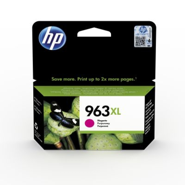 Inkoustová náplň HP 963XL, 3JA28AE purpurová (1 600 stran)