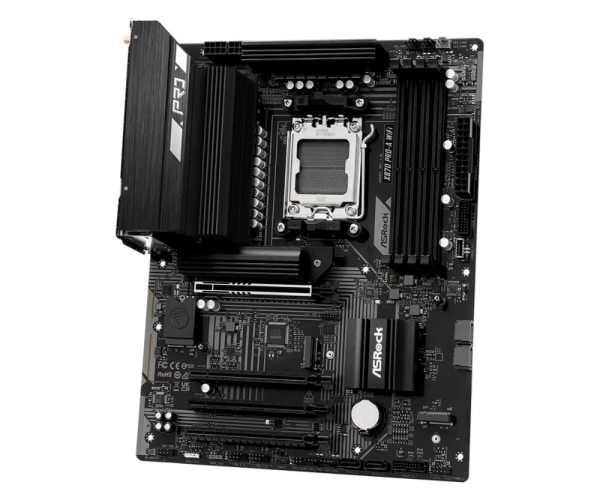 ASROCK X870 PRO-A WIFI (AM5, amd X870, 4xDDR5 8000MHz, WIFI, ATX, USB4)