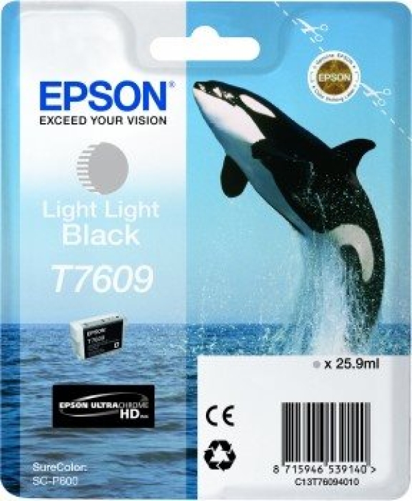 Náplň Epson C13T76094010 světle světle černá blistr