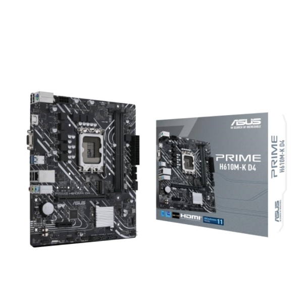ASUS MB Sc LGA1700 PRIME H610M-K D4, Intel H610, 2xDDR4, 1xHDMI, 1xVGA, mATX