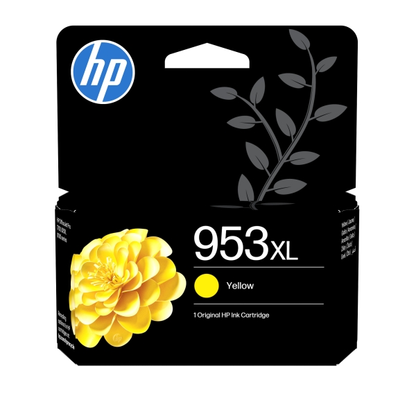 HP 953XL (F6U18AE), žlutá originální náplň do tiskárny HP