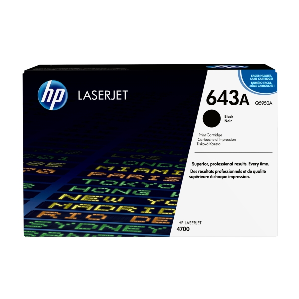Toner HP č.643A Q5950A černý