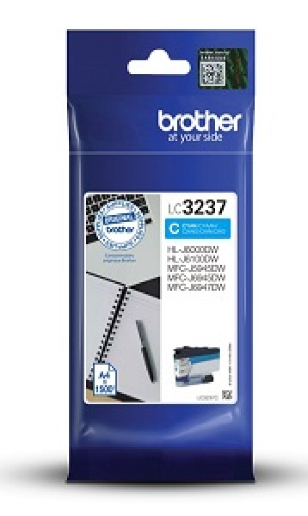 Náplň Brother LC-3237C azurová