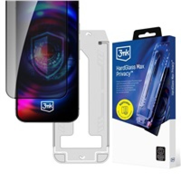 3mk Hardglass Max Privacy FrameFit pro Apple iPhone 13/13 Pro/14/16E
