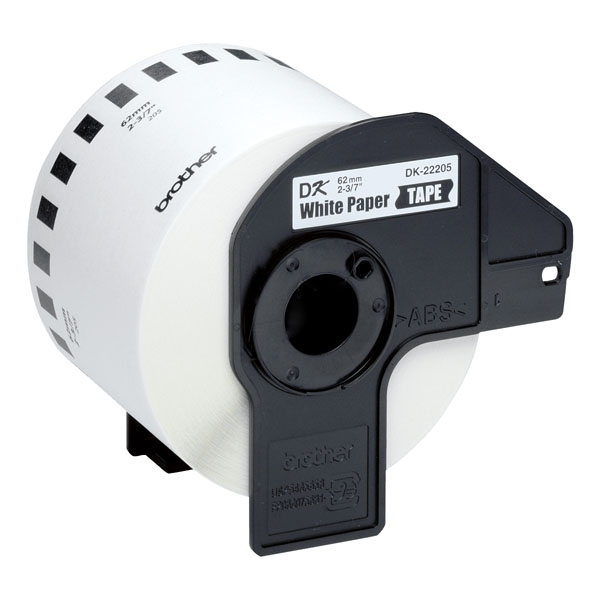 Brother DK-22205 - Černá na bílé - Role (6,2 cm x 30,5 m) termální papír - pro Brother QL-1050, 1060, 1110, 500, 550, 560, 570, 580, 600, 650, 700, 710, 720, 820