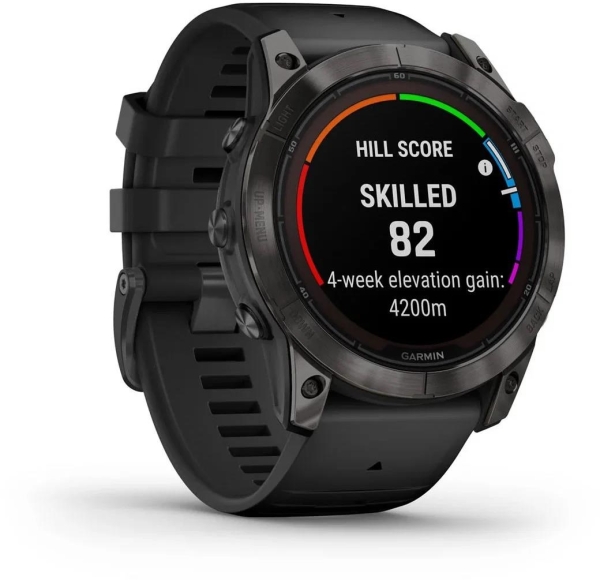 Garmin Fenix 7X PRO Sapphire Solar Carbon Gray DLC Titanium / Black Band, EU