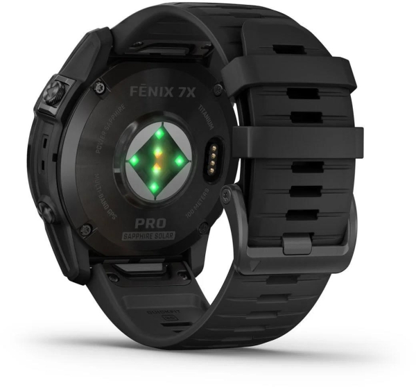 Garmin Fenix 7X PRO Sapphire Solar Carbon Gray DLC Titanium / Black Band, EU