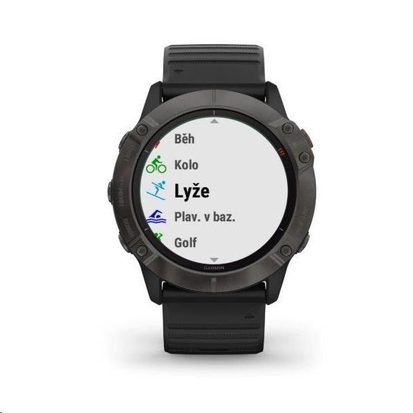 Garmin Fenix 7X PRO Sapphire Solar Carbon Gray DLC Titanium / Black Band, EU