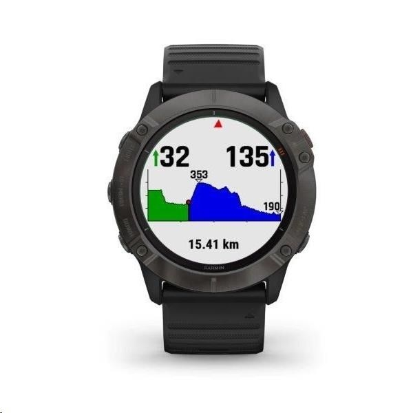Garmin Fenix 7X PRO Sapphire Solar Carbon Gray DLC Titanium / Black Band, EU