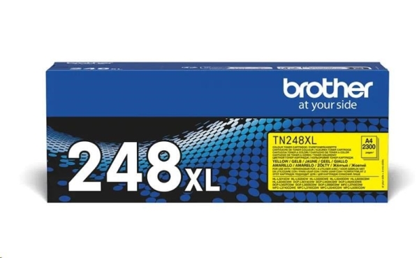Brother - TN248XLY,yellow toner (až 2 300 stran)