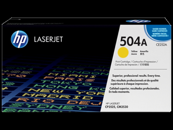Toner HP č.504A CE252A žlutý