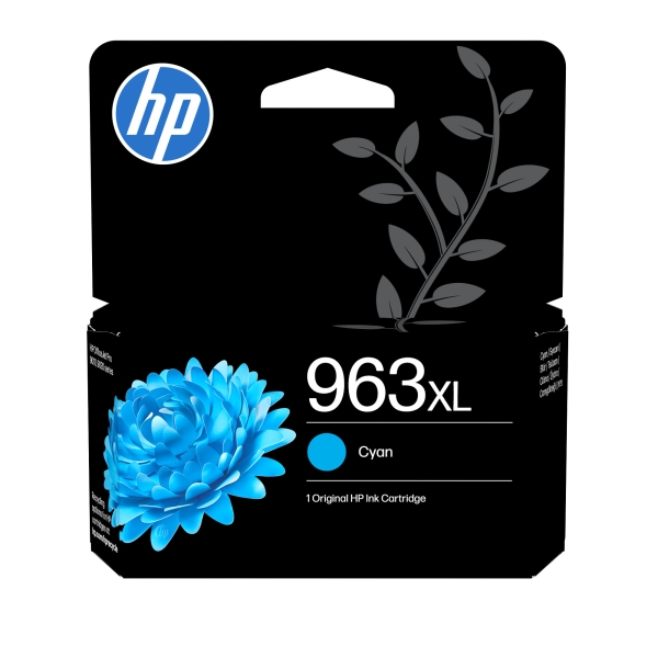 HP 963XL (3JA27AE), azurová originální náplň do tiskárny HP